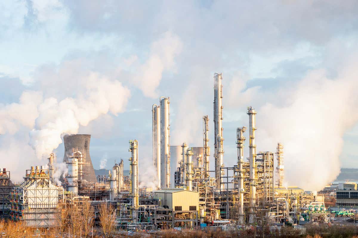 Oil refinery