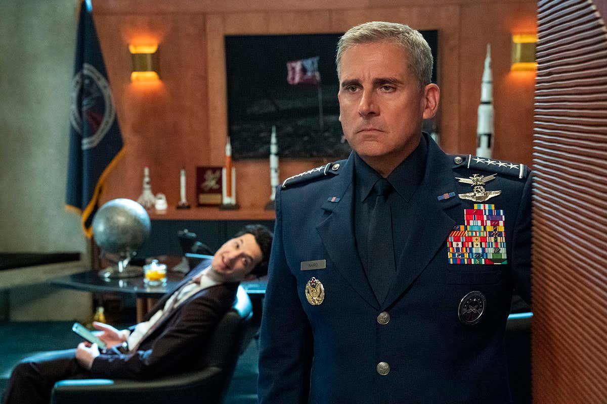 Steve Carell plays General Naird, chief of the fictional Space Force