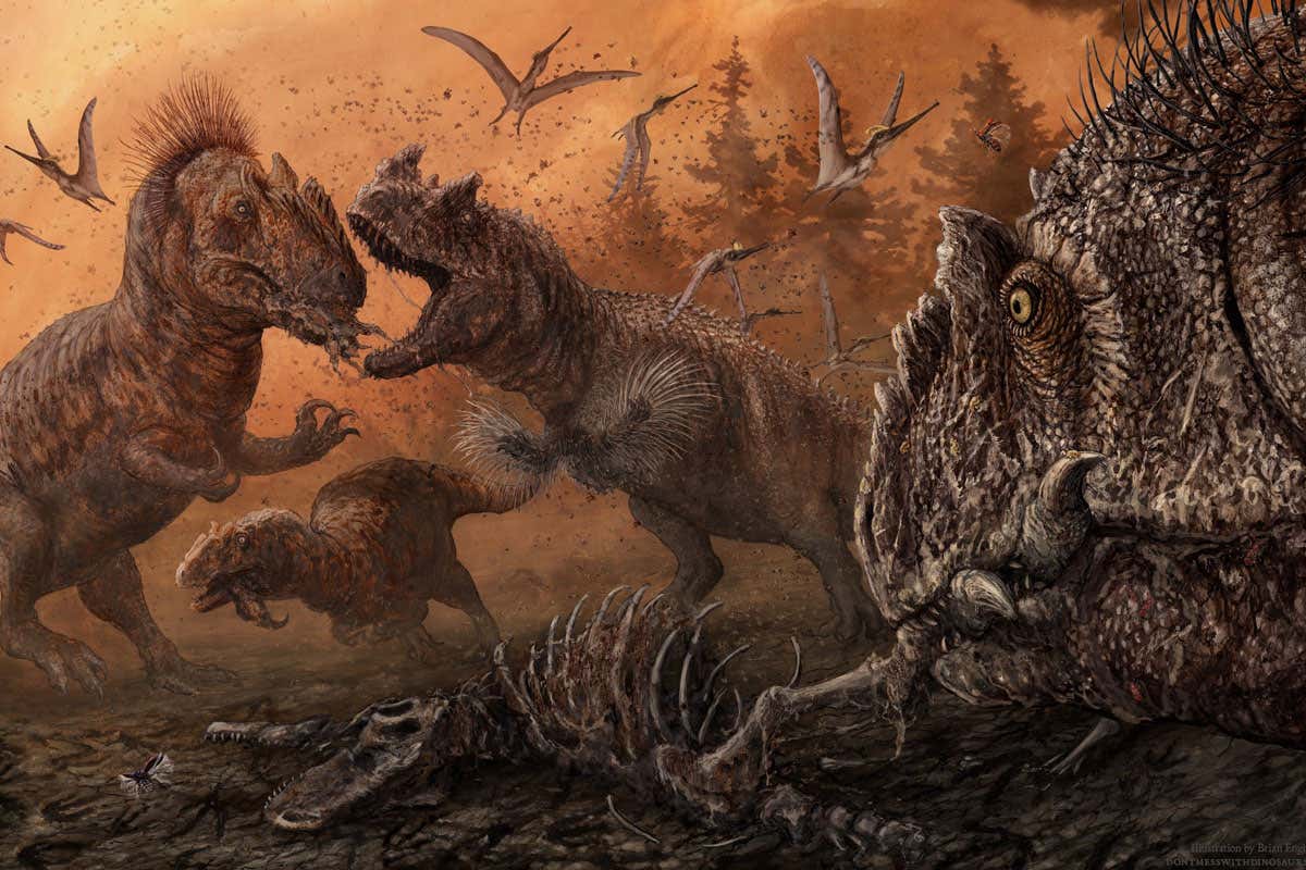 Cannibal dinosaurs resorted to eating each other when food was scarce
