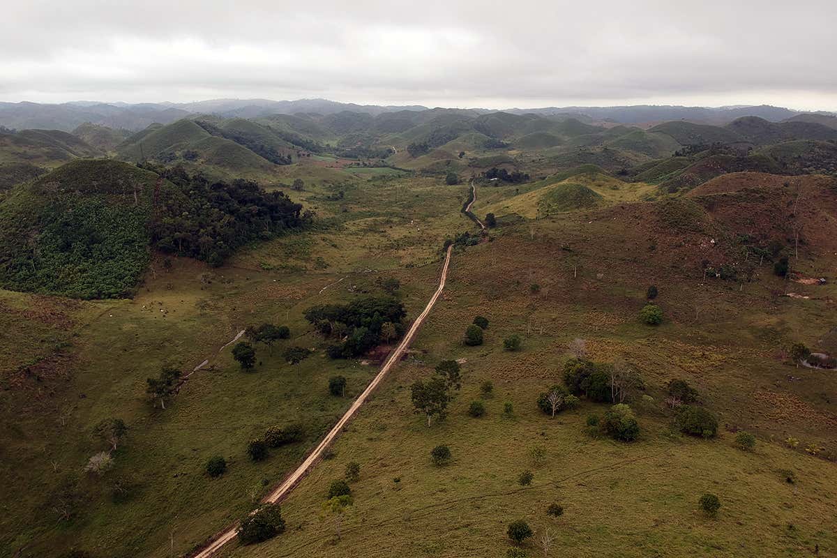 An area deforested by ranchers in the San Jose Las Flores community, 300 km north of Guatemala City