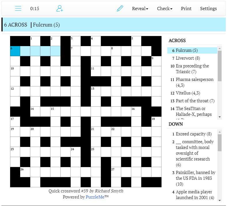 Quick crossword #59: Vitamin C deficiency (6)