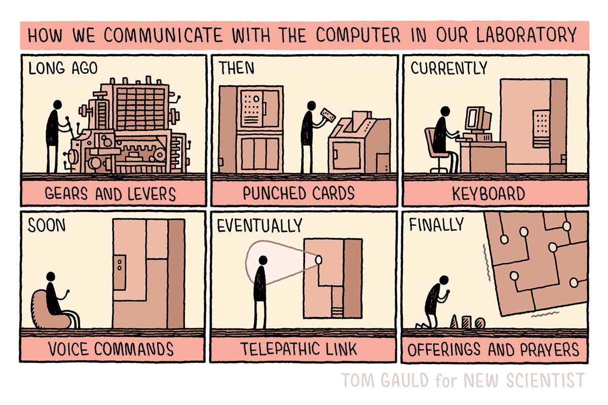 Tom Gauld on how we communicate with computers