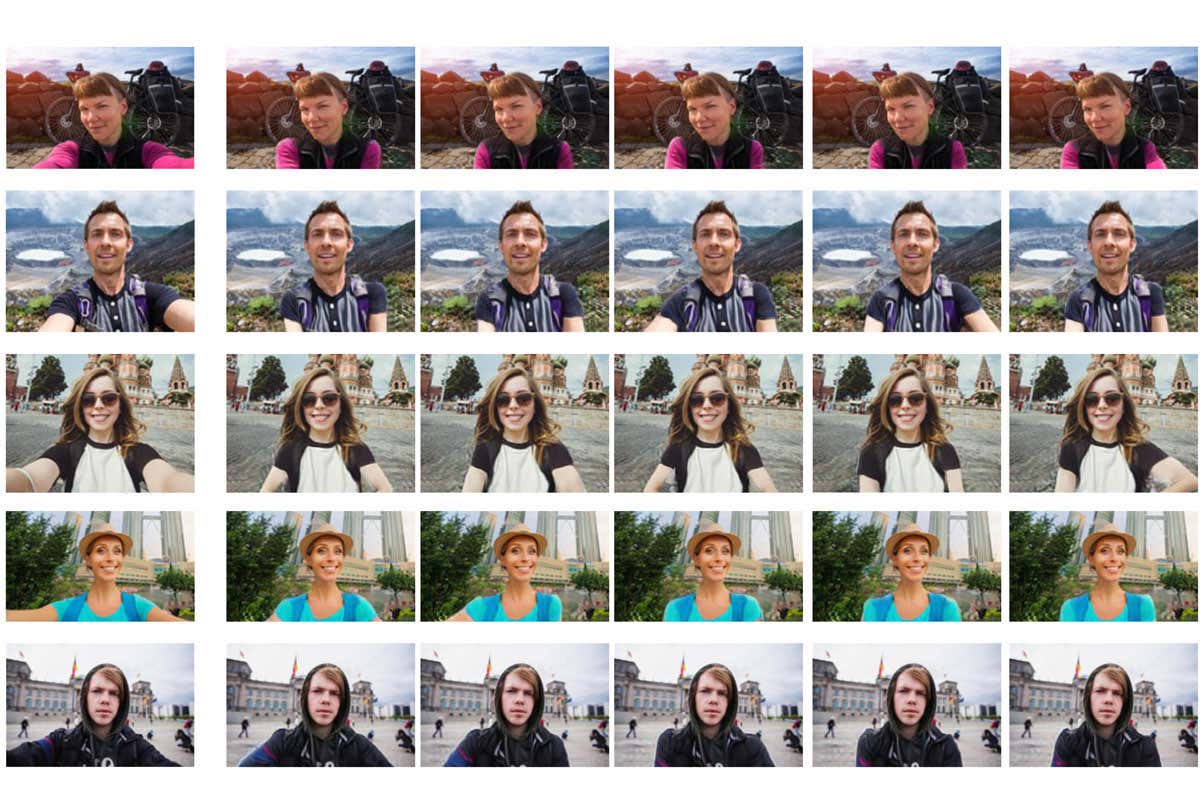 AI transforming photo