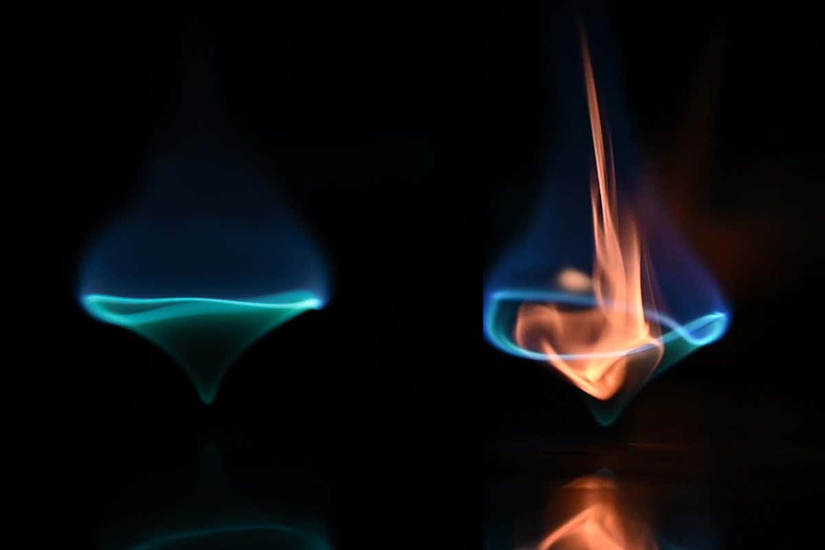 blue flame