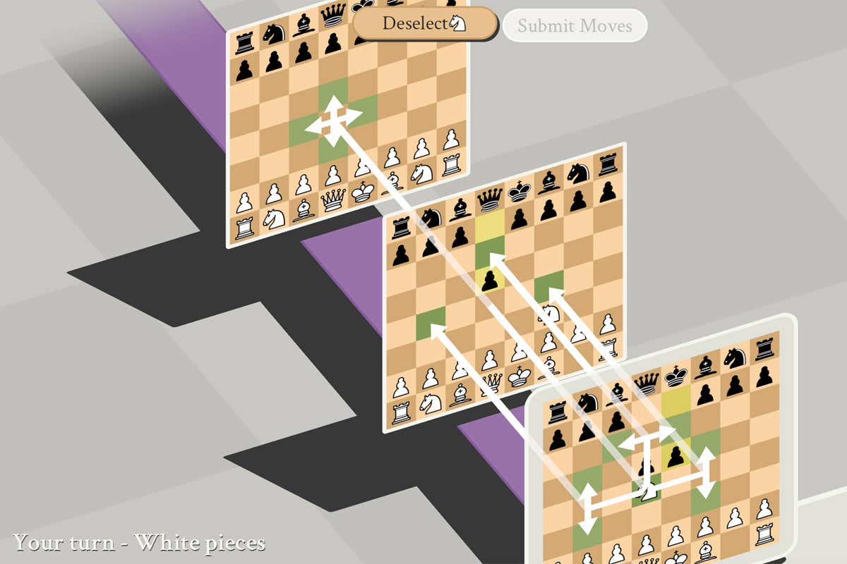 Playing chess where pieces time travel is confusing – in a good way
