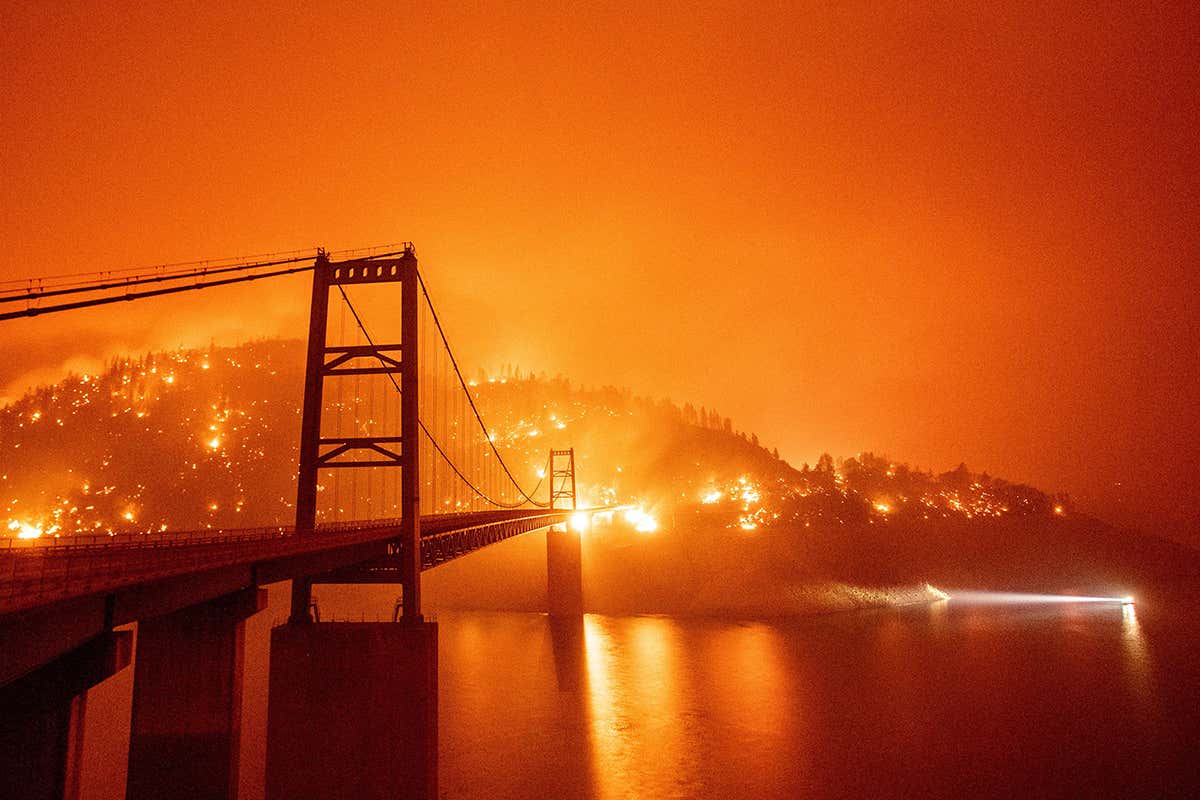 Wildfire nightmare captured in harrowing image of California burning
