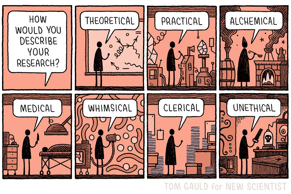 Tom Gauld asks how would you describe your research?