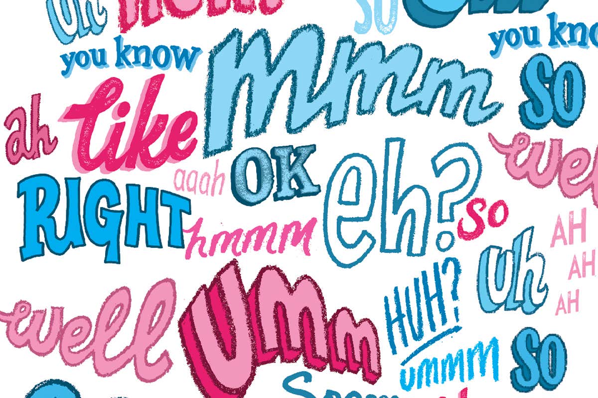 'Ums' and 'ers' are a hidden code that helped complex language evolve