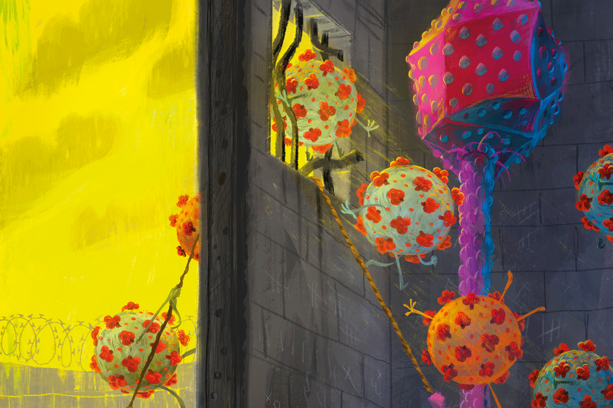 Viruses have busy social lives that we could manipulate to defeat them