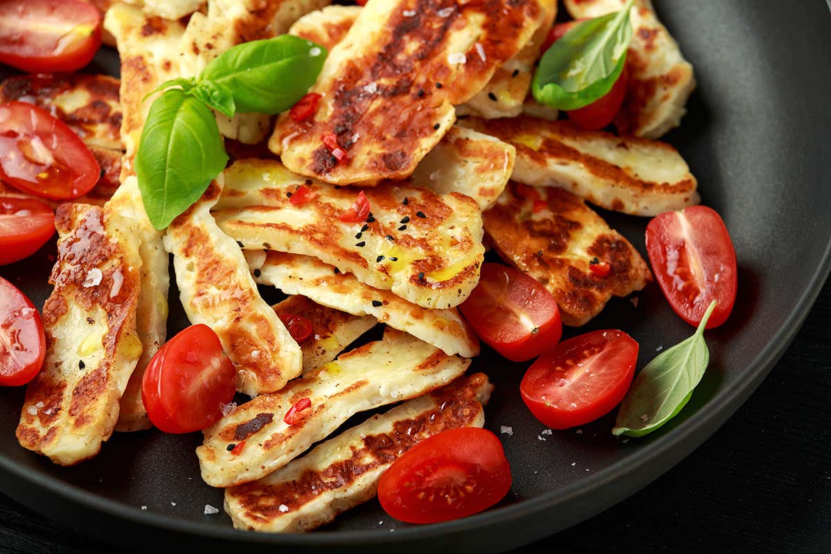 Why does halloumi, but not other cheese, “squeak” against your teeth?