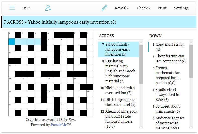 Cryptic crossword #46: So upset about grim smells (6)