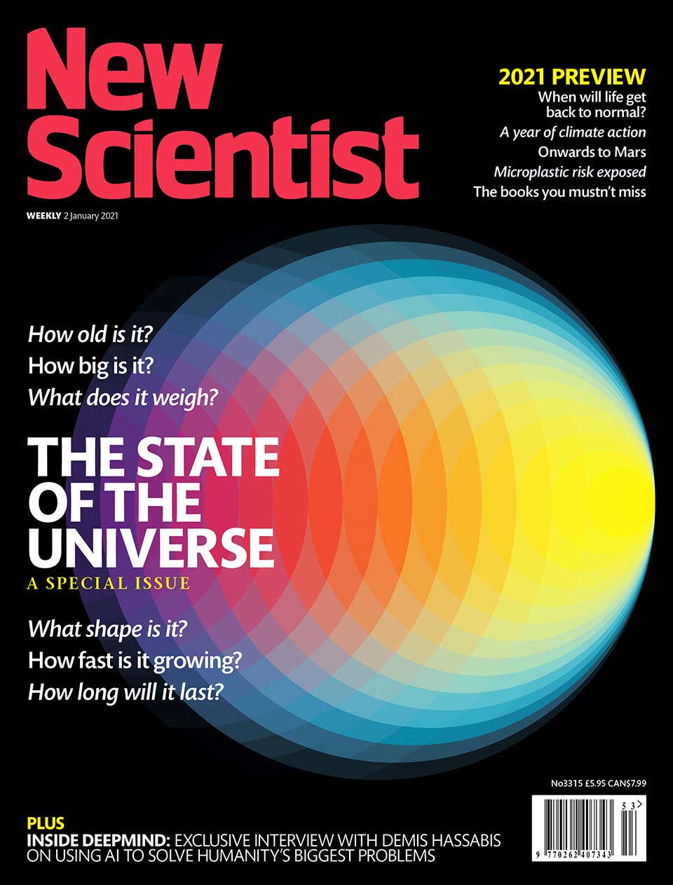 New Scientist issue 3315 cover