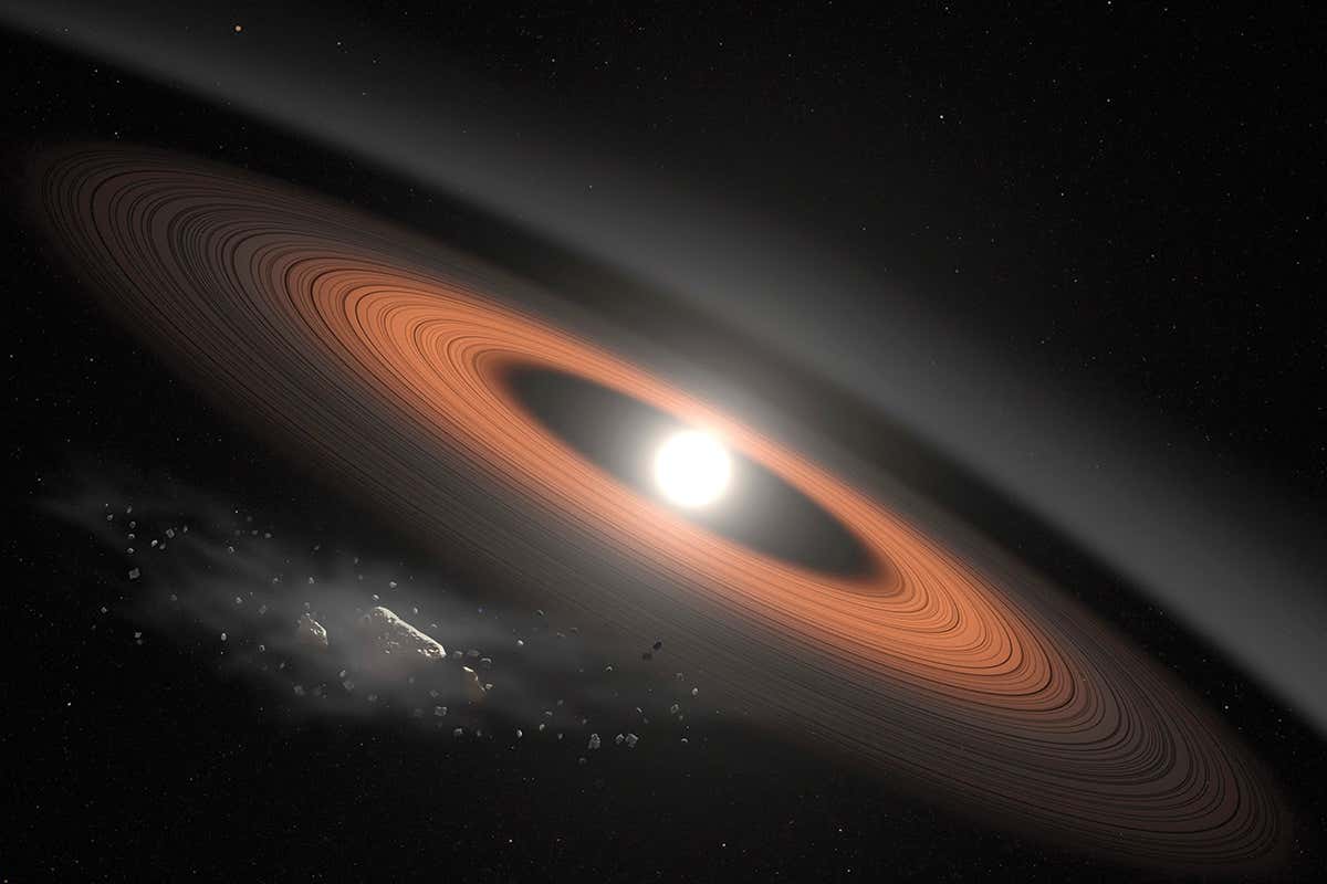 White dwarfs seen eating the remnants of destroyed planets