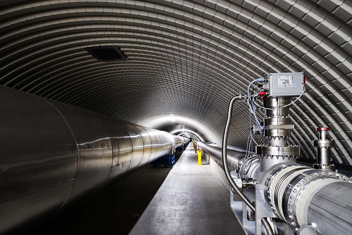 Stunning photo shows Virgo upgrade ready to hunt gravitational waves