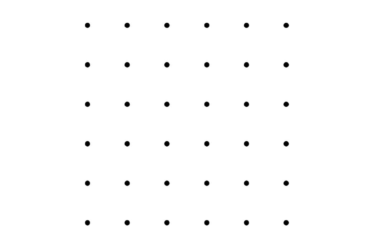 Puzzle #96: Can you connect these dots with just 10 lines?