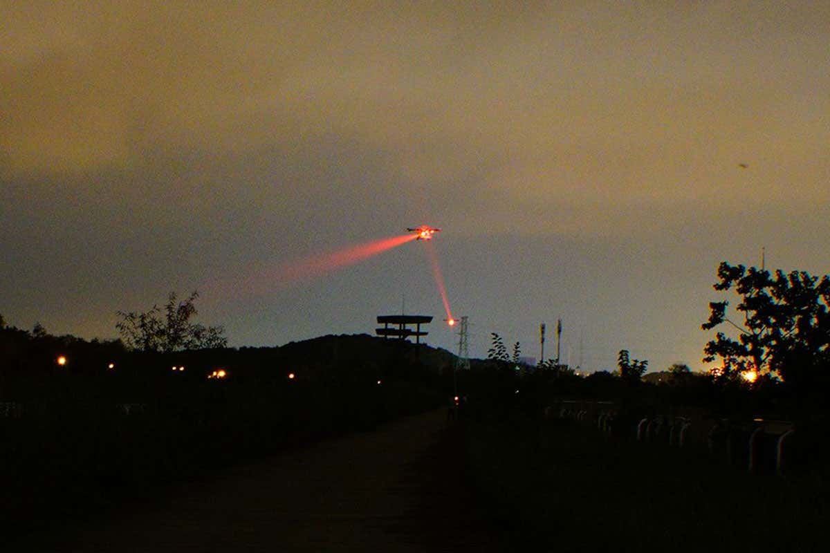 Drones have been used to send quantum internet signals