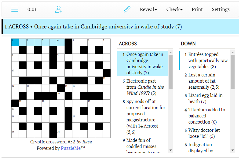 Cryptic crossword #52: Lizard egg laid in heath (7)