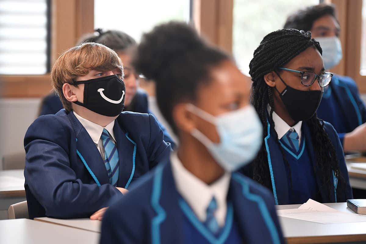 Children return to school