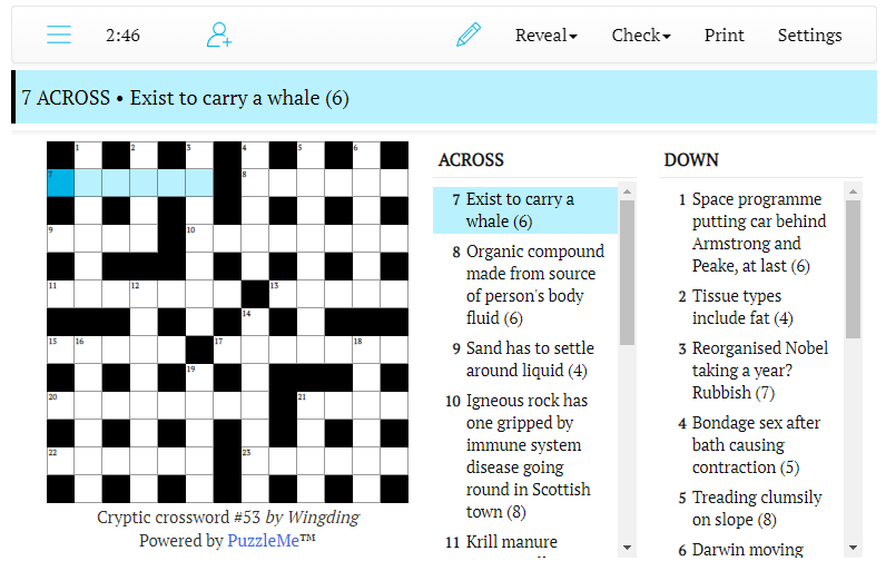Cryptic crossword #53: Darwin moving towards the centre (6)