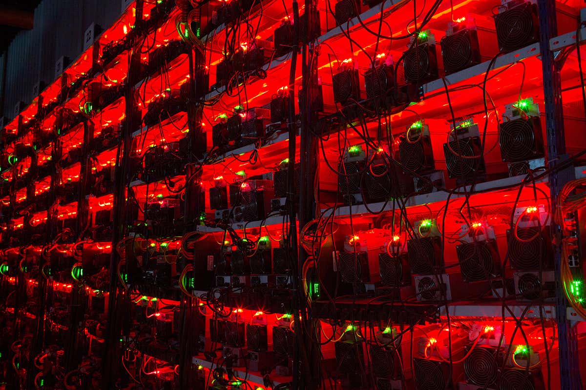 Mining bitcoin requires a lot of computer power