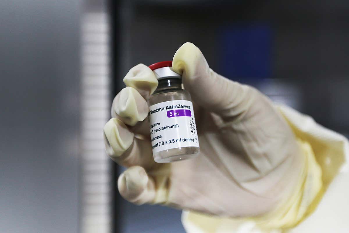 AstraZeneca vaccine vial