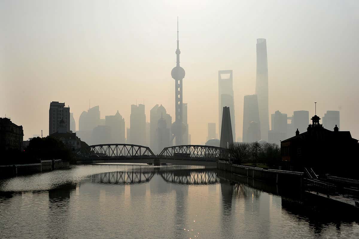 Smog in Shanghai