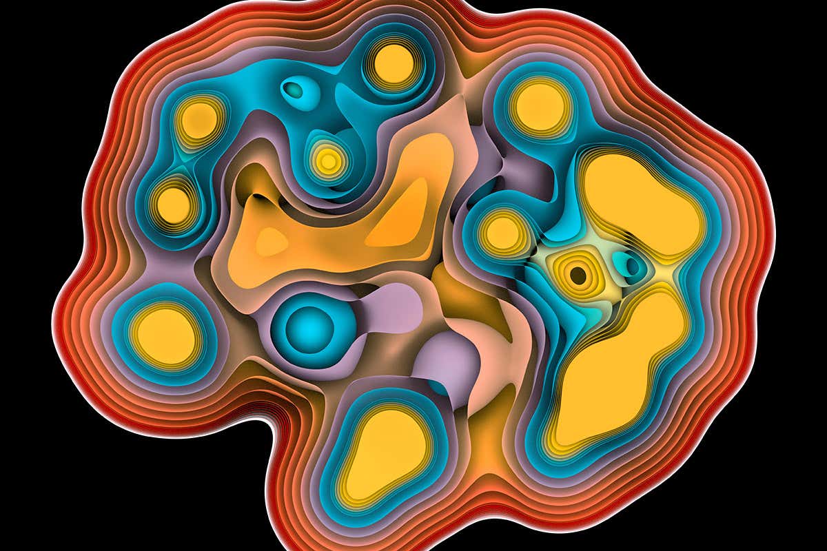 artists image of cell differentiation