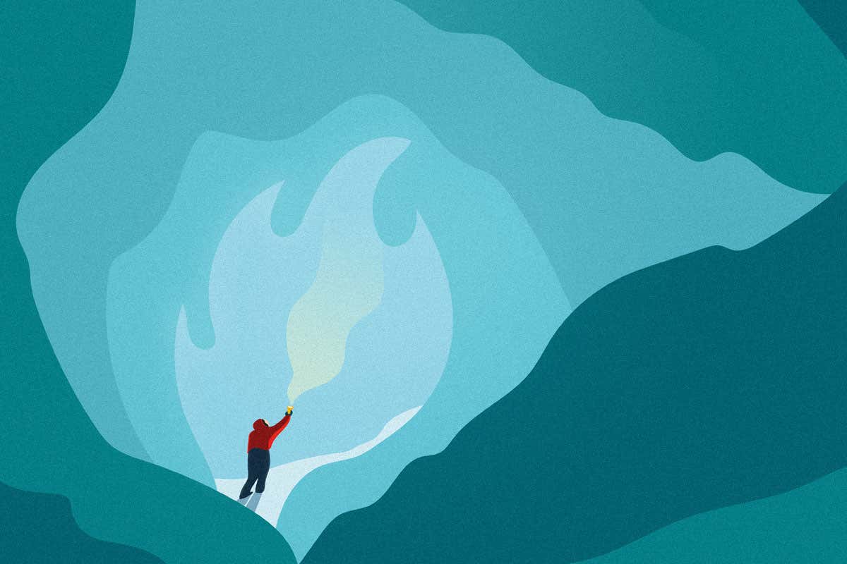 I lived under a glacier for two weeks looking for life