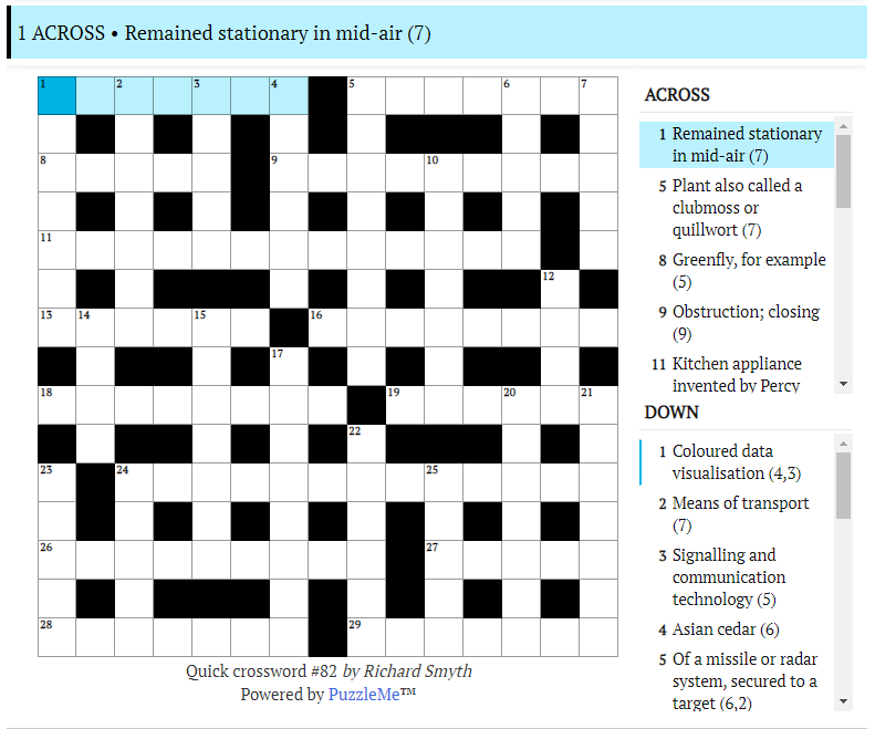 Quick crossword #82: Marmot-like African mammal (5)