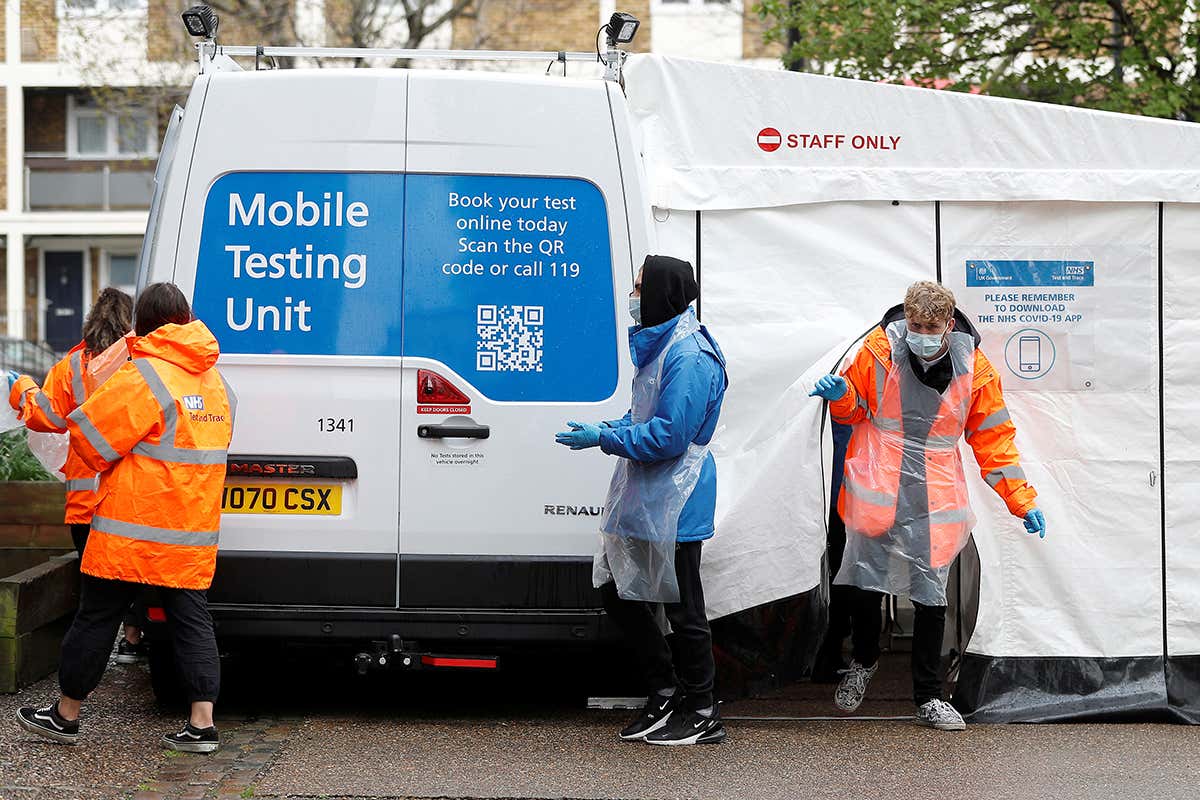 Mobile testing site