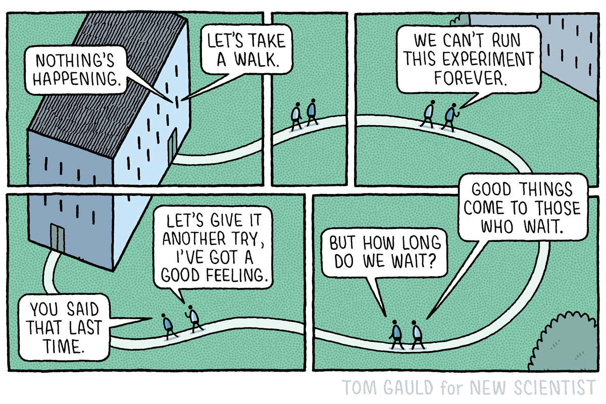 Tom Gauld has a good felling about this experiment