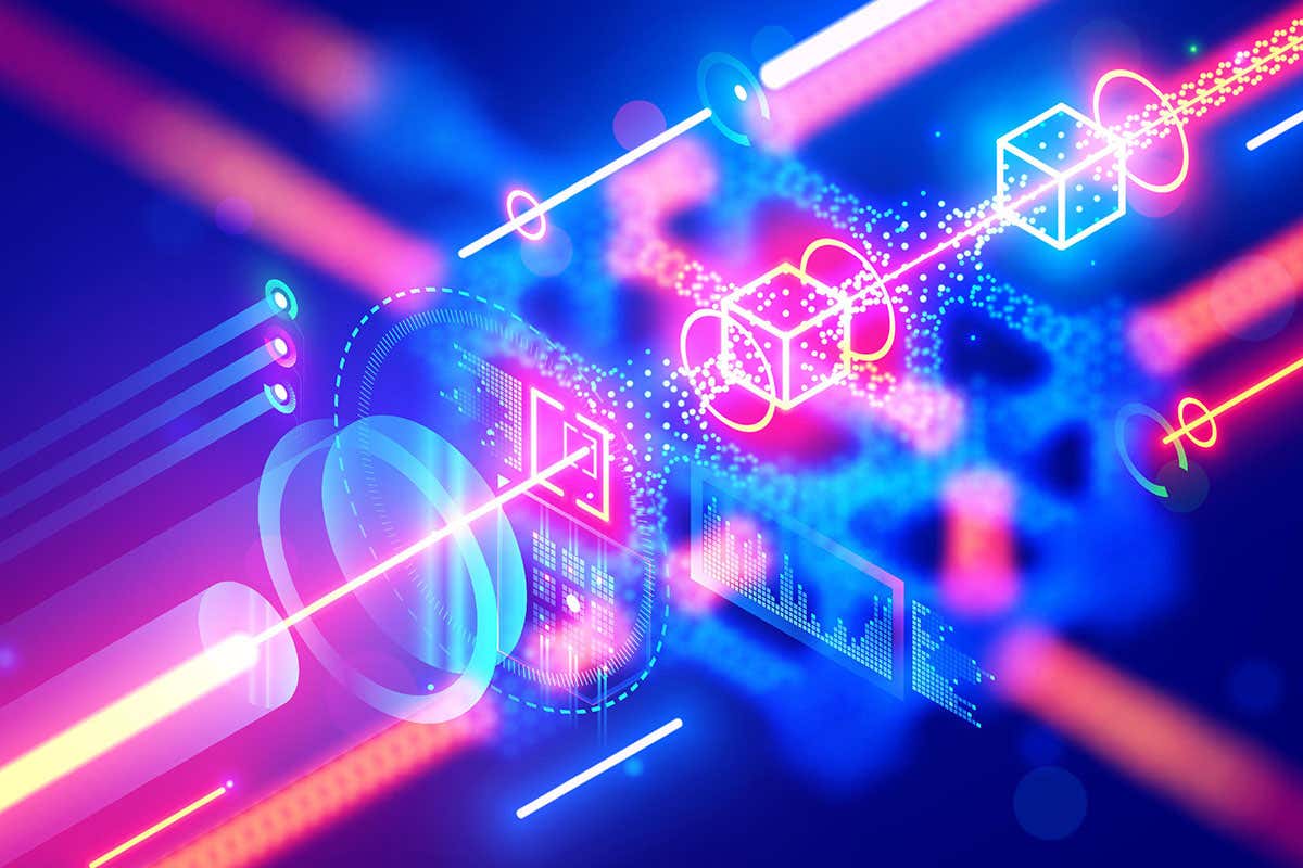 Clouds of atoms trap light in a way that could store quantum data