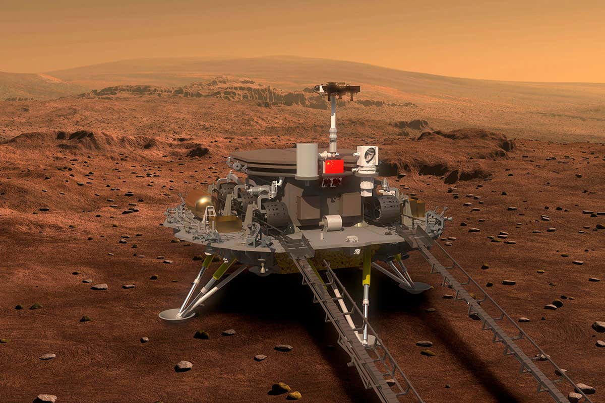 China is about to land its Zhurong rover on the surface of Mars