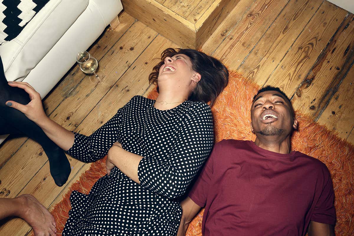 Why does anger make us stronger, yet we become weak with laughter?