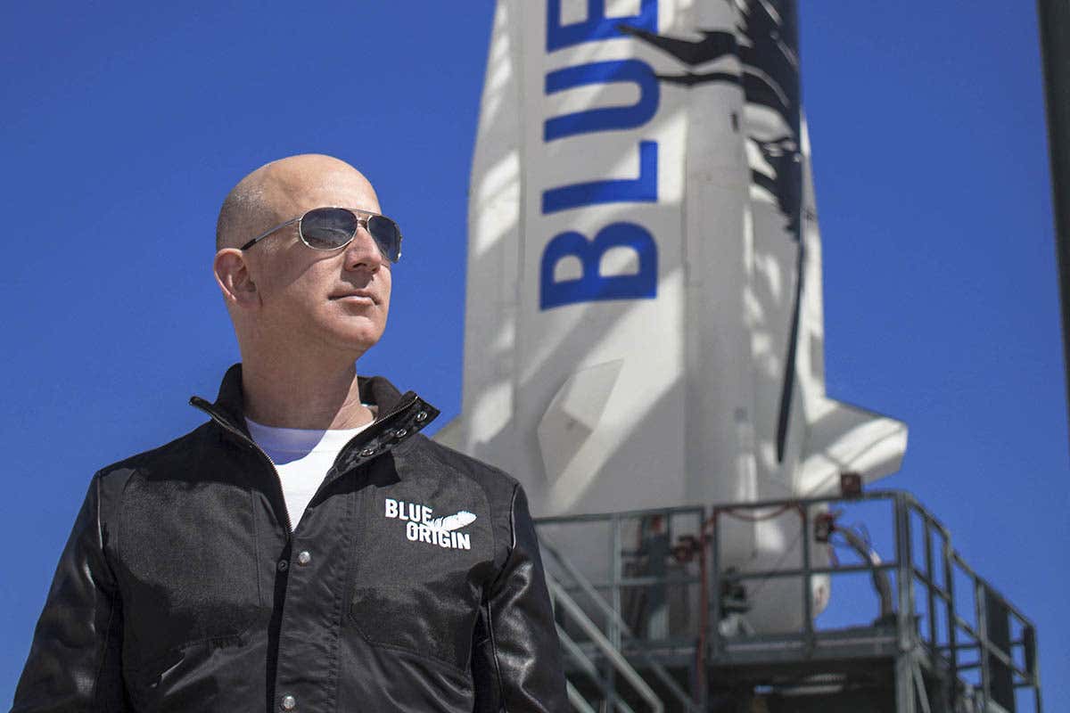 Jeff Bezos will be on board Blue Origin's first crewed space flight