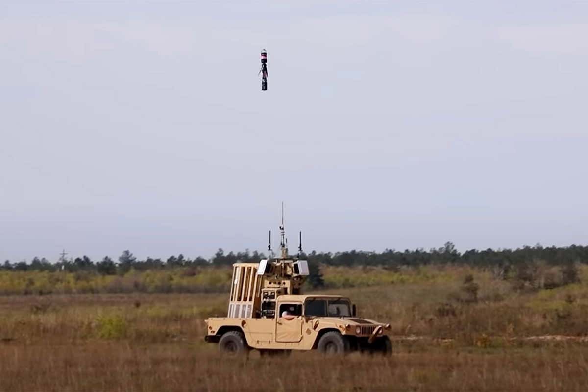 DARPA drone interceptor seems to be armed with a form of Silly String