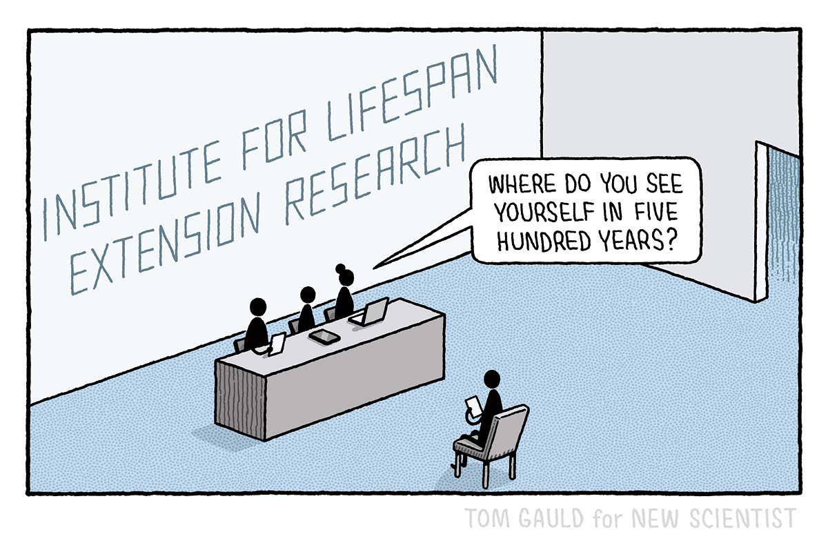 Tom Gauld's Institute for Lifespan Extension Research