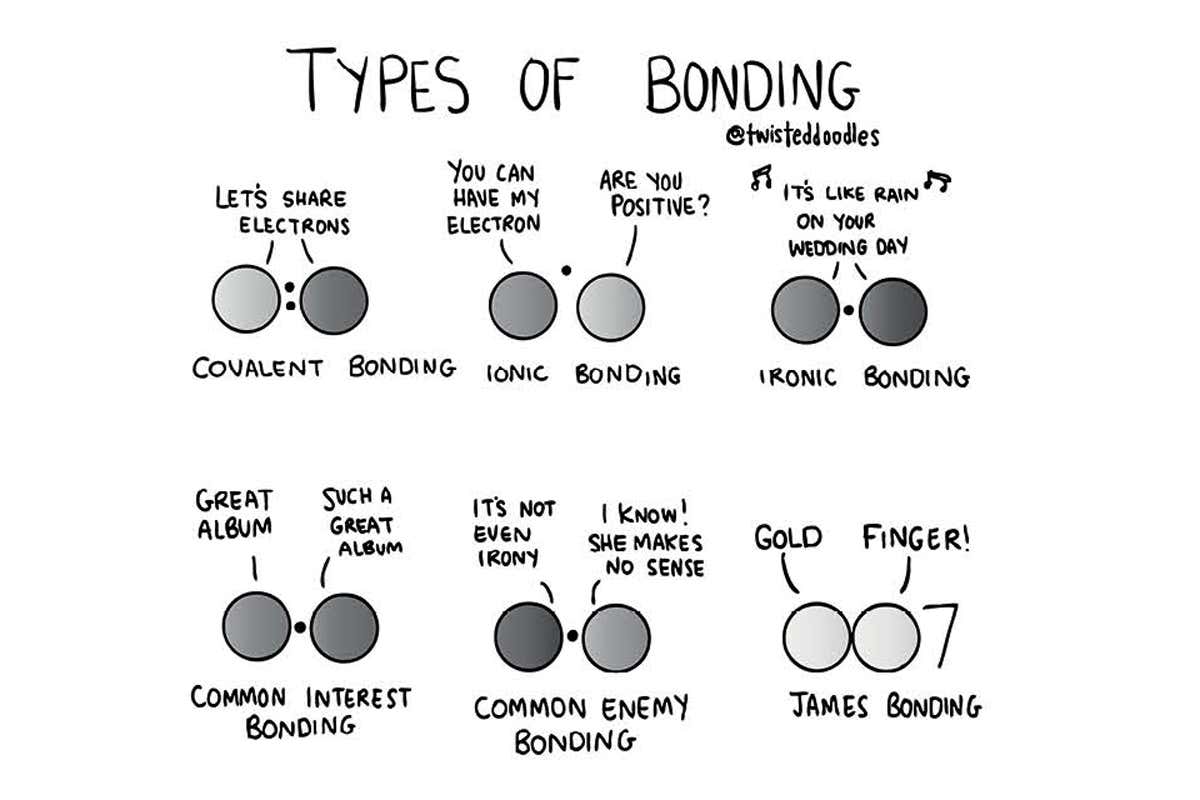 A Twisteddoodles guide to chemical bonding