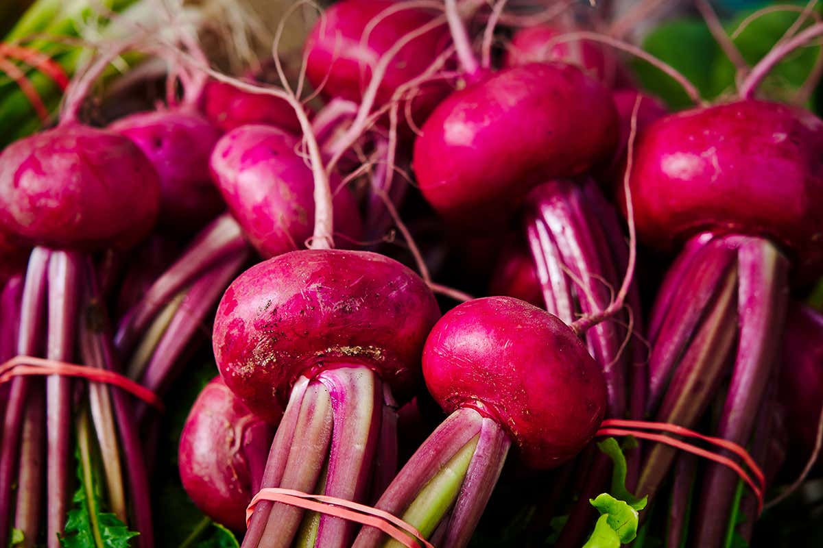 The secret to keeping beetroot a beautiful red when you bake it
