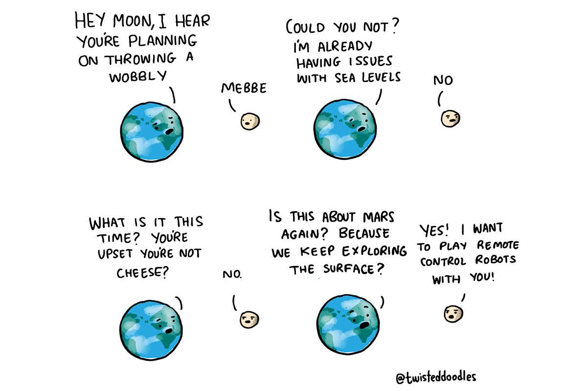 Twisteddoodles: 'I hear you're planning on throwing a wobbly'