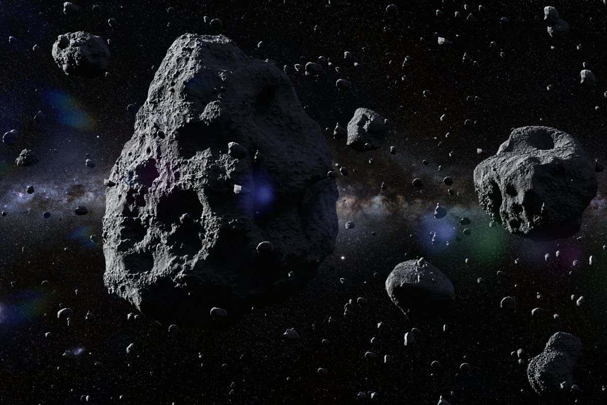 2A7HPG2 asteroid belt, debris in the solar system