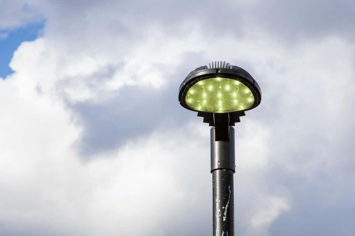 LED streetlight, England, UK