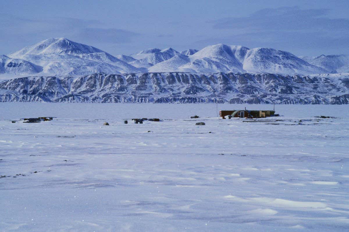 Lake Hazen base camp on Ellesmere Island