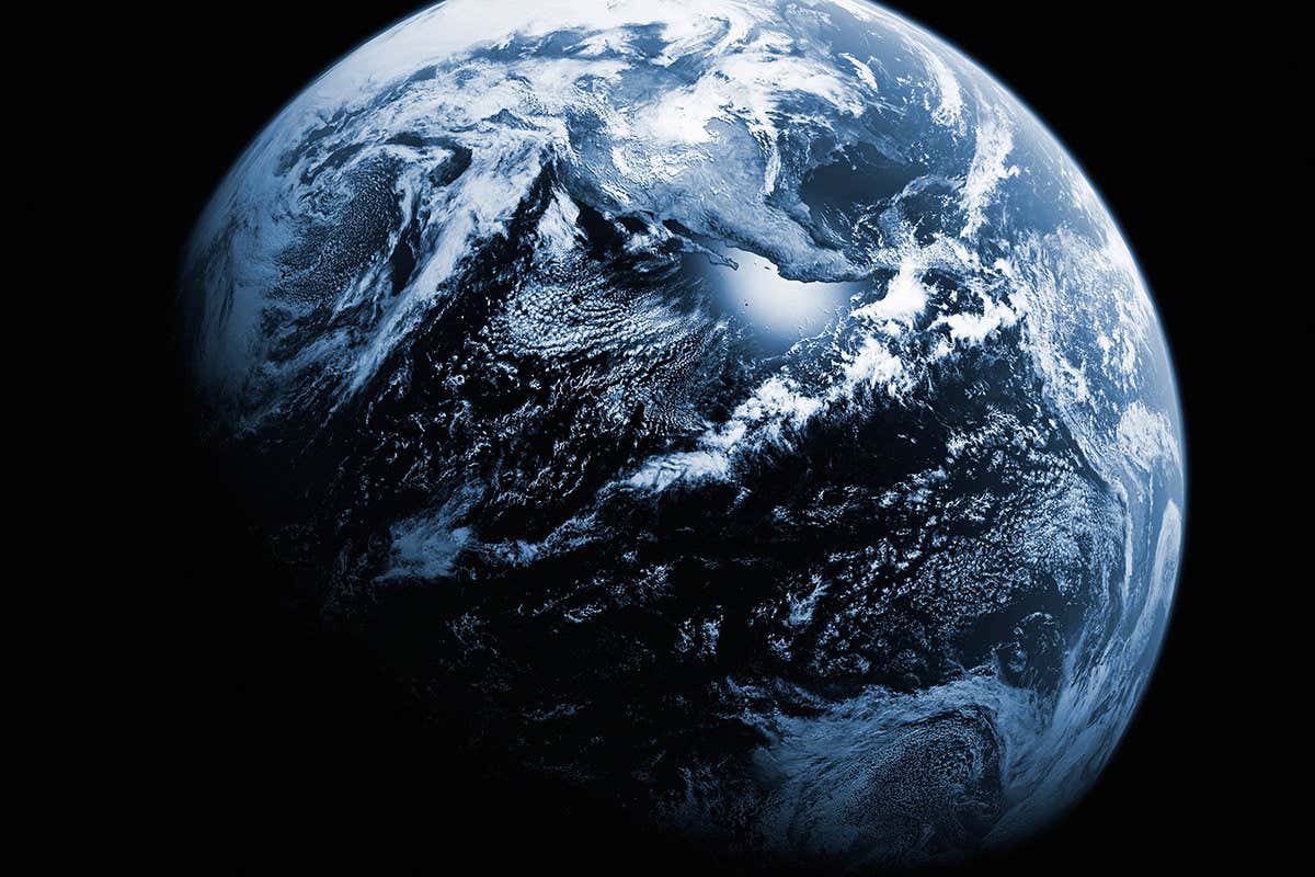 B1GCT0 Satellite Image of The Earth from Space