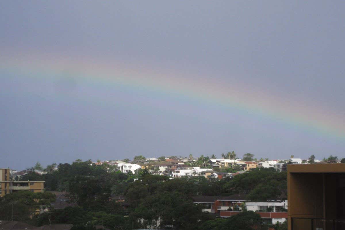The impossibly low rainbow: The mystery continues