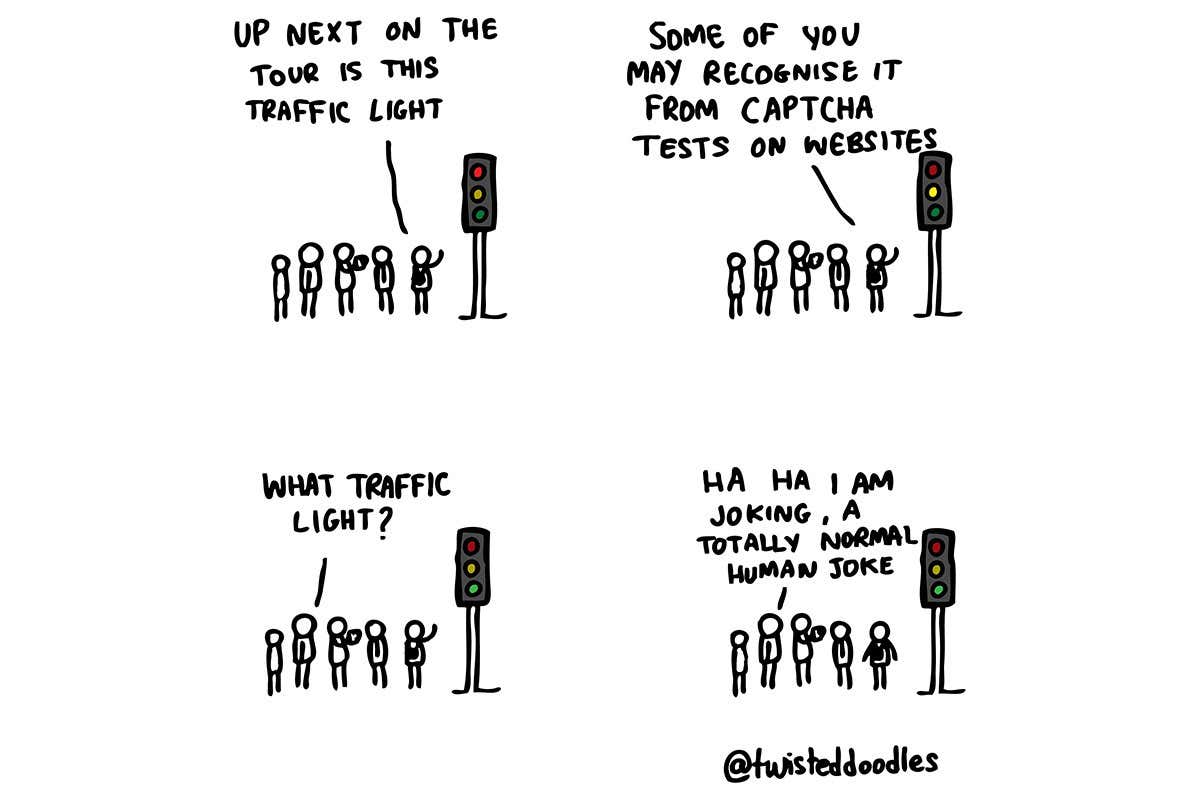 Twisteddoodles: Up next on the tour is this traffic light