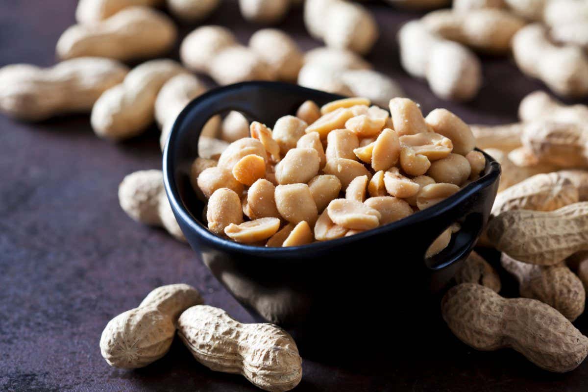 Bowl of peanuts