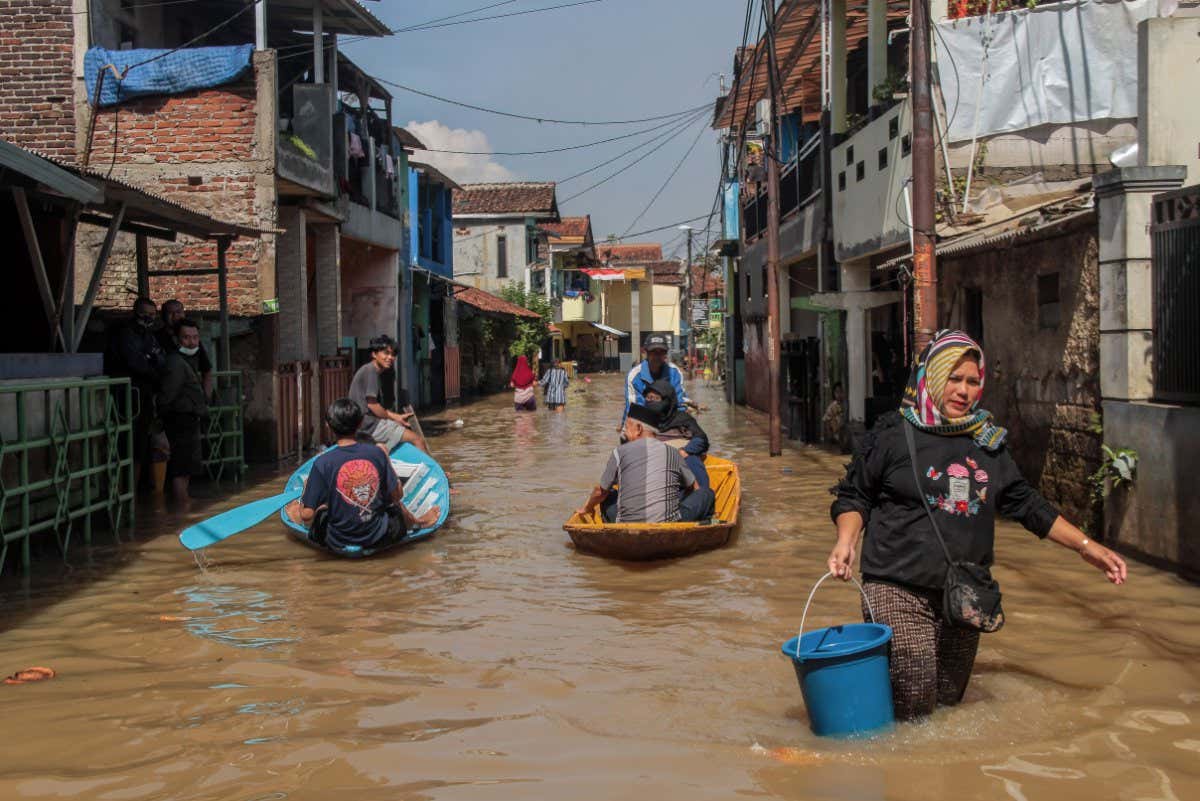 Flooding in Dayeuhkolot, Indonesia, last week.