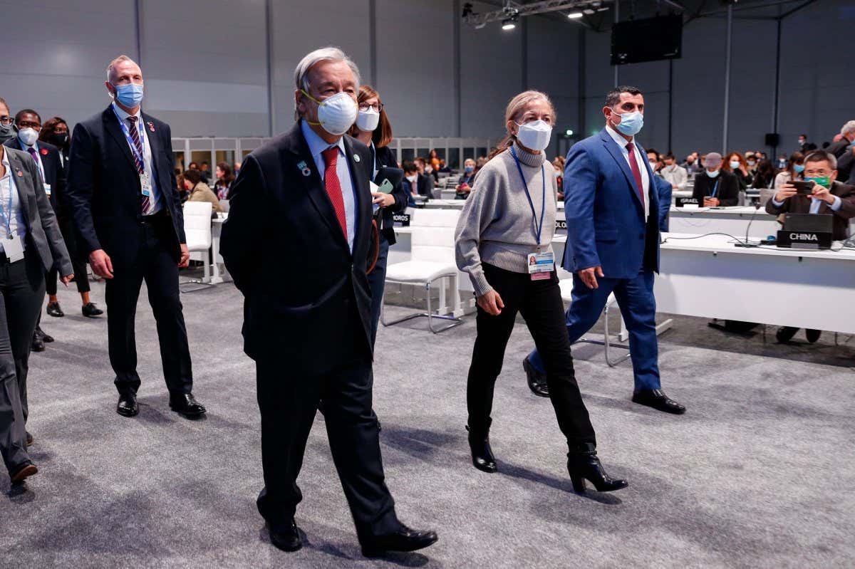 António Guterres, Secretary-General of the United Nations, at COP26