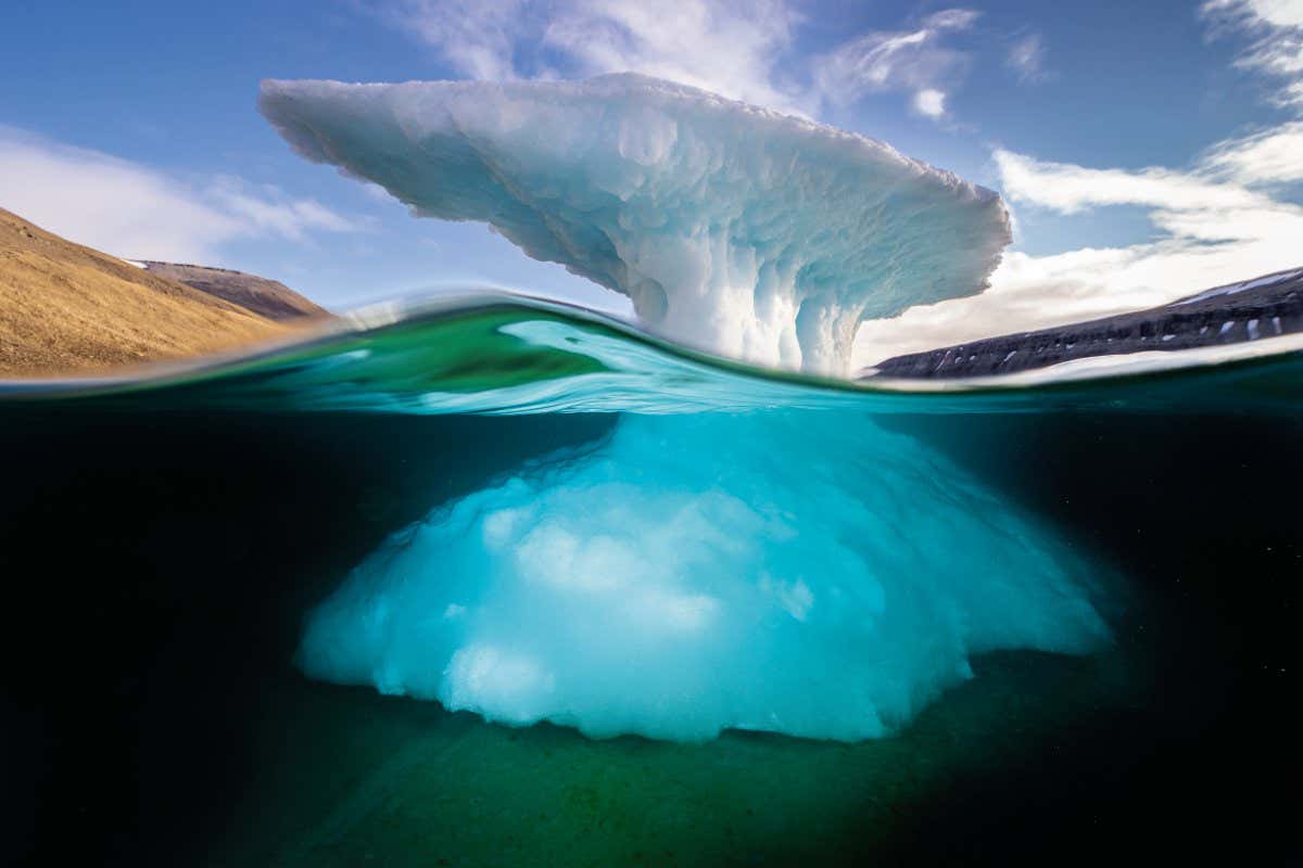 Grounded Iceberg, Blanley Bay, Devon Island, Nunavut, Canada, 2018.